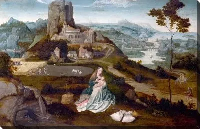 Картина Отдых на пути в Египет  (Landscape with the Rest on the Flight into Egypt)