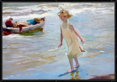 Нина на пляже в Валенсии (Doll in the beach, Valencia)