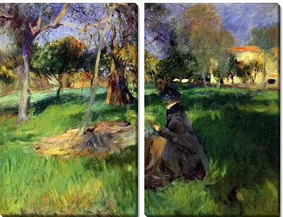 Картина В саду (In a Garden)