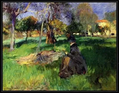 Картина В саду (In a Garden)