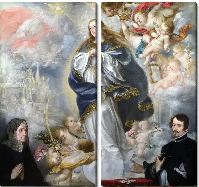 Картина Непорочное зачатие (The Immaculate Conception with Two Donors)