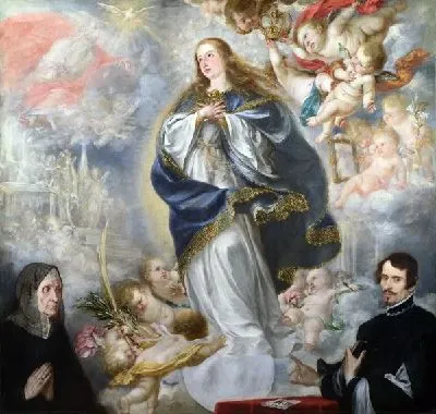 Картина Непорочное зачатие (The Immaculate Conception with Two Donors)