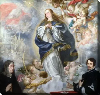 Картина Непорочное зачатие (The Immaculate Conception with Two Donors)
