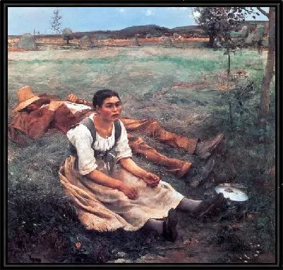 Картина Крестьяне (Peasants)
