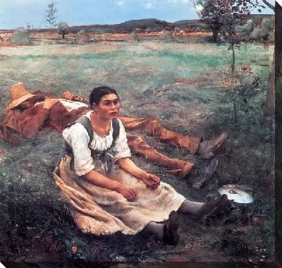 Картина Крестьяне (Peasants)