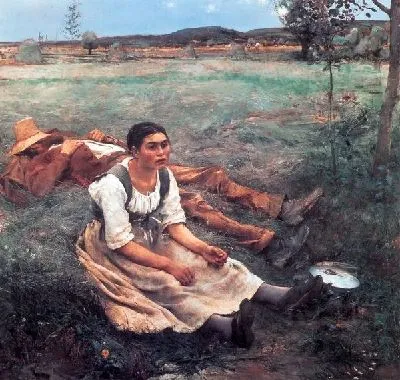 Картина Крестьяне (Peasants)