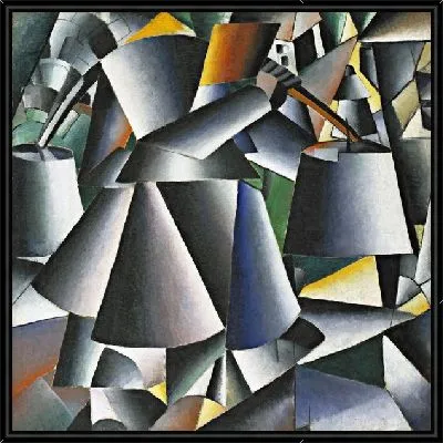 Женщина с ведрами Динамическая композиция (Woman with Pails Dynamic Arrangement)