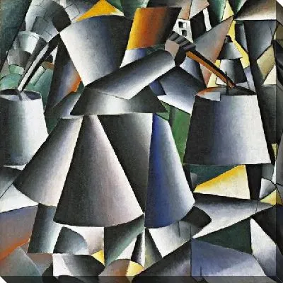 Женщина с ведрами Динамическая композиция (Woman with Pails Dynamic Arrangement)