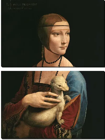 Картина Дама с горностаем