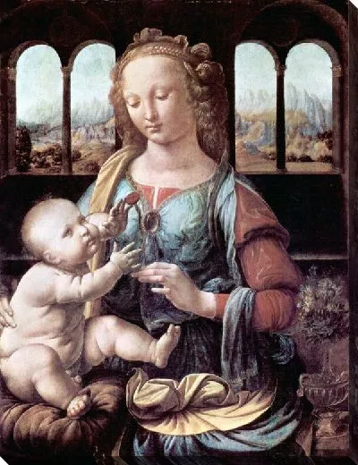 Картина Мадонна с гвоздикой (Madonna and Child)