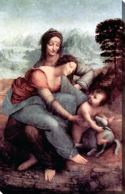 Картина Святая Анна и Мария с младенцем Христом  (Hl. Anna Selbdritt)