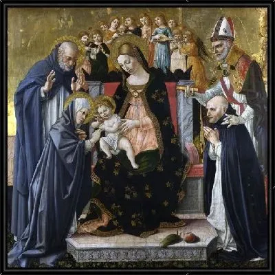 Картина Святая Екатерина из Сиены (he Marriage of Saint Catherine of Siena)