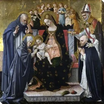 Картина Святая Екатерина из Сиены (he Marriage of Saint Catherine of Siena)
