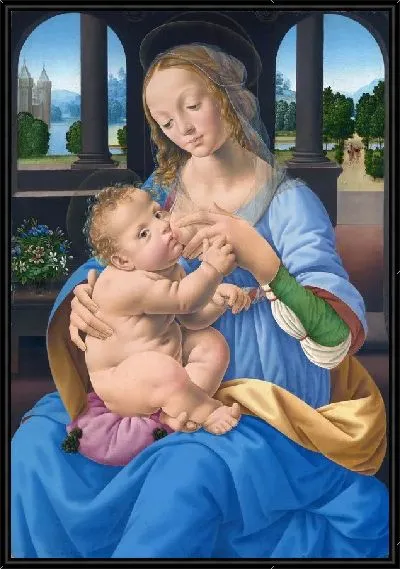 Картина Мадонна с младенцем (Madonna and Child)