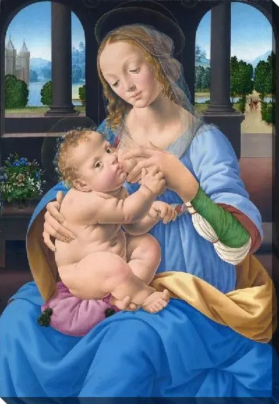 Картина Мадонна с младенцем (Madonna and Child)