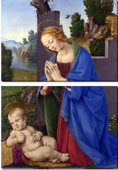 Картина Мадонна с младенцем (Madonna and Child)