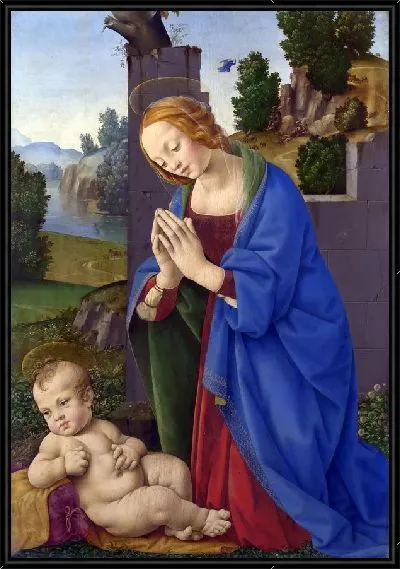 Картина Мадонна с младенцем (Madonna and Child)