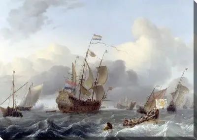 Голландский флот (The Eendracht and a Fleet of Dutch Men-of-war)