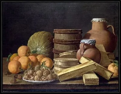 Натюрморт с апельсинами и грецкими орехами (Still Life with Oranges and Walnuts)