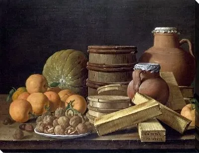 Натюрморт с апельсинами и грецкими орехами (Still Life with Oranges and Walnuts)