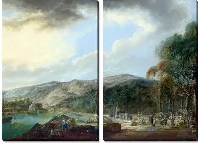 Картина Эль-Ареналь в Бильбао (View of El Arenal de Bilbao)