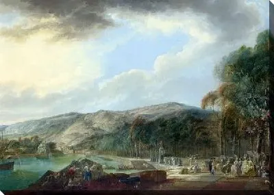 Картина Эль-Ареналь в Бильбао (View of El Arenal de Bilbao)