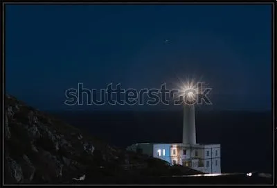 Картина Маяк в ночи