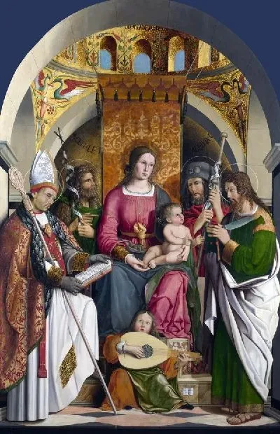 Картина Мадонна с младенцем (Madonna and Child)