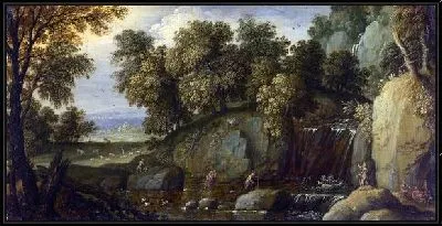 Картина Пейзаж с сатирами (Landscape with Satyrs)