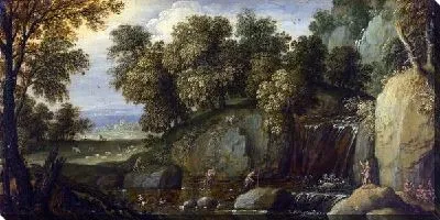 Картина Пейзаж с сатирами (Landscape with Satyrs)