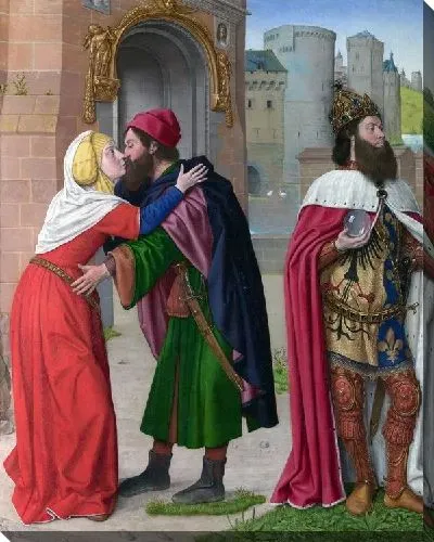 Картина Карл Великий и свидание у Золотых ворот (Charlemagne and the Meeting at the Golden Gate)