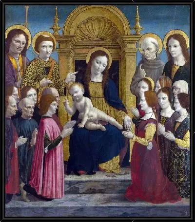 Картина Мадонна с младенцем и святыми (The Virgin and Child with Saints)
