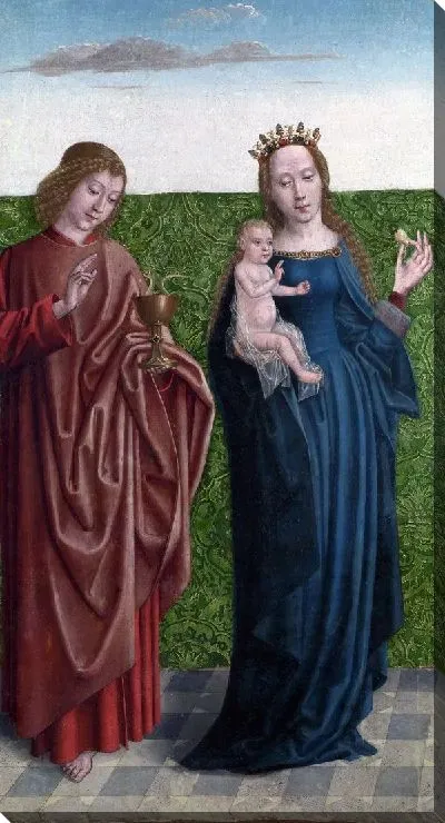 Картина маслом Святые Петр и Дороти (Saints Peter and Dorothy (1))