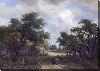 Дорога возле деревни (A Road winding past Cottages)