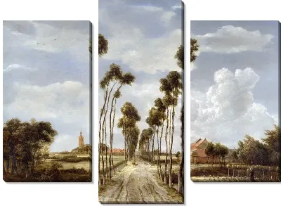 Картина Аллея в Мидделхарнисе (The Avenue at Middelharnis)