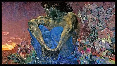 Картина Демон сидящий