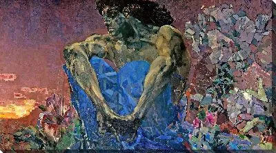 Картина Демон сидящий