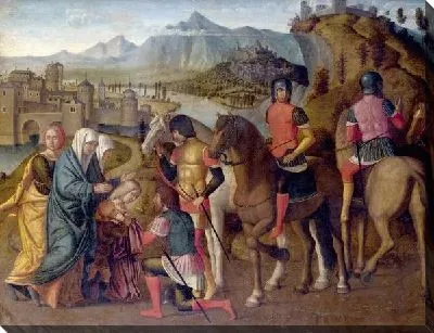 Картина Кориолан убежден избавить Рим (Coriolanus persuaded by his Family to spare Rome)