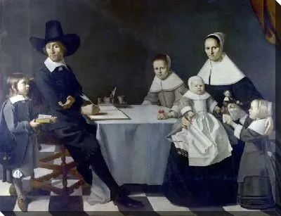 Картина Семья (A Family Group)