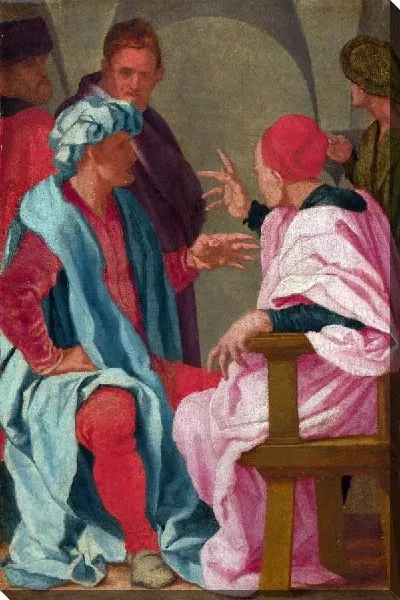 Картина Дискуссия (A Discussion)