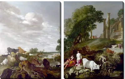 Картина Пейзаж с мифологическими фигурами ( Landscape with Mythological Figures)