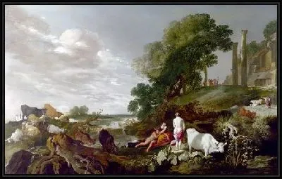 Картина Пейзаж с мифологическими фигурами ( Landscape with Mythological Figures)