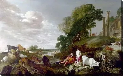Картина Пейзаж с мифологическими фигурами ( Landscape with Mythological Figures)