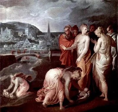 Спасение Моисея из воды (The rescue of Moses from the water)