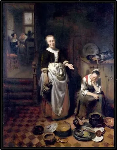 Картина Ожидающая прислуга (The Idle Servant)