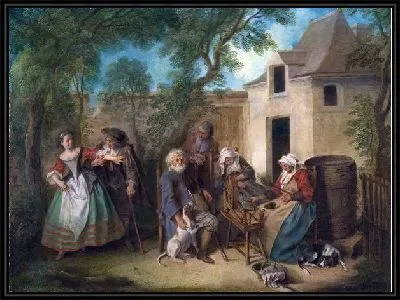 Картина Четыре возраста человека — старость (The Four Ages of Man - Old Age)