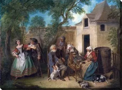 Картина Четыре возраста человека — старость (The Four Ages of Man - Old Age)