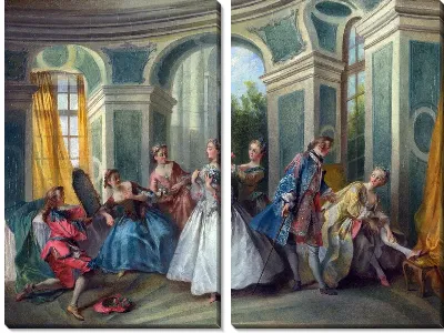 Картина Четыре возраста человека — молодость (The Four Ages of Man — Youth)