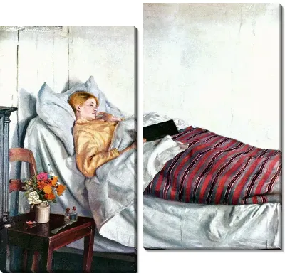 Картина Больная девушка (The sick girl)