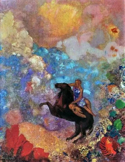 Картина Муза на Пегасе (Muse on Pegasus)